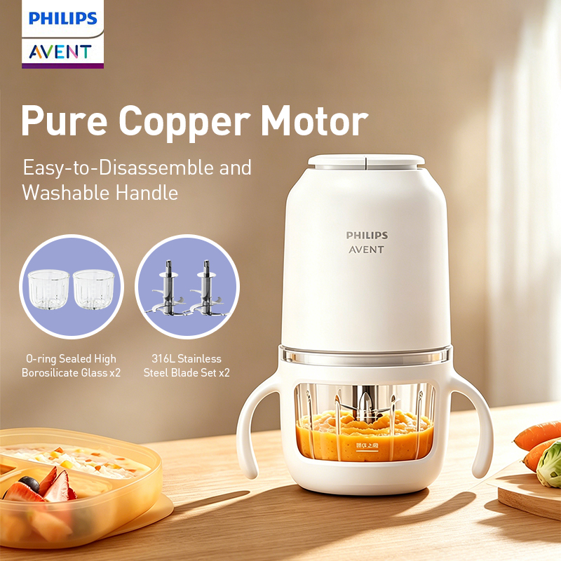 Baby Food Glass - เครื่องทำอาหารเด็กฟิลิปส์ เอเวนท์ 150W 2 แก้ว 2