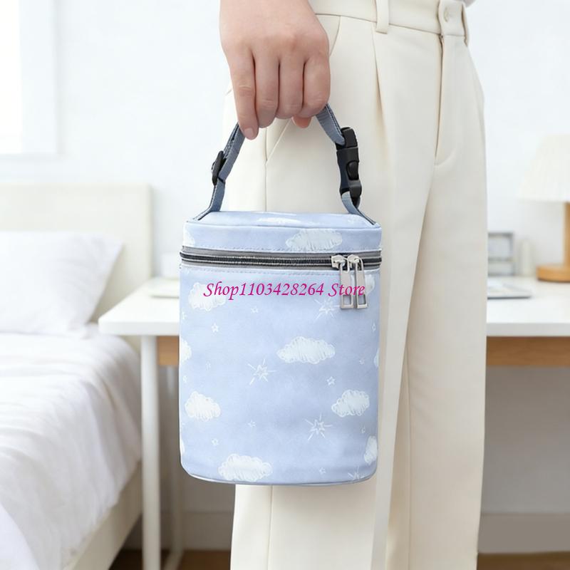 Baby Food Warmer - ปลอกใส่ขวดหุ้มฉนวนพิมพ์ลายการ์ตูนสำหรับทารกผ้าโพลีเอสเตอร์พกพาสะดวกขณะเดินหรือเดินทาง