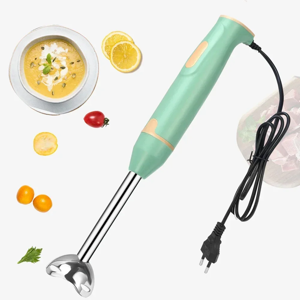 Baby Food With Meat - 400W เครื่องปั่นมือถือไฟฟ้าอาหารเครื่องบดผัก Stick Mixer สําหรับเนื้อสมูทตี้ซอสอาหารเด็กซุปโปรเซสเซอร์,Whisk
