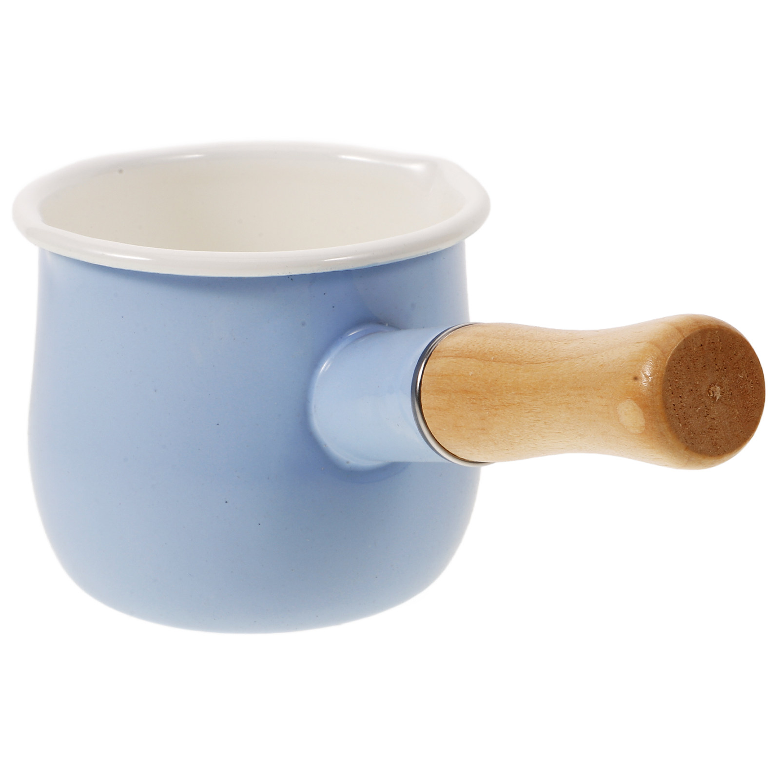Baby Food Glass - หม้อต้มนมแบบไม่ติดกระทะ ขนาดเล็ก ด้ามจับตามหลักสรีรศาสตร์ กระจายความร้อนเร็ว ปลอดภัยสำหรับเตาไฟฟ้า เตาเซรามิก