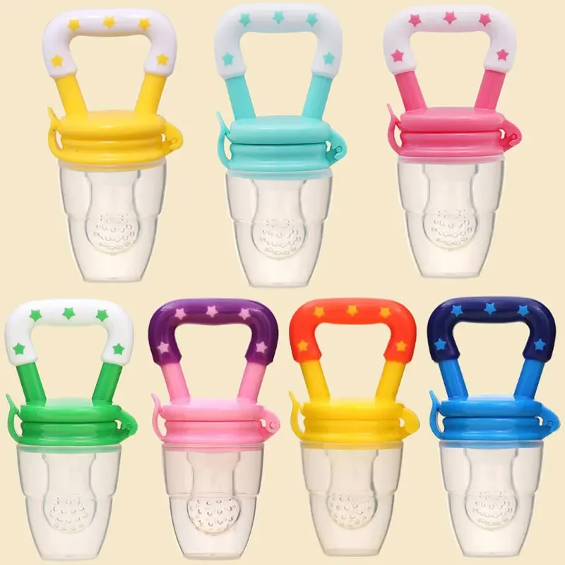 Baby Food Net Feeder - ผลไม้ขวดจุกนม Pacifiers ให้อาหาร Teething ปลอดภัยอุปกรณ์เด็กซิลิคอนจุกนมอาหารสดนม Nibbler