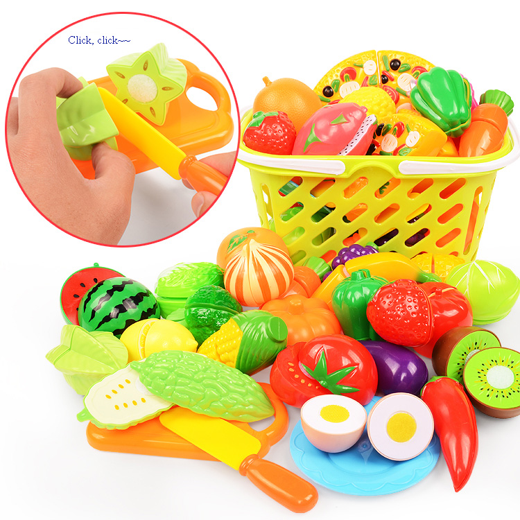 Baby Food Cooking Set - ตัดเล่นชุดอาหารสําหรับเด็กจําลองของเล่น Pretend Play Montessori ตัดผักผลไม้ของเล่นสําหรับเด็กวัยหัดเดิน Boys