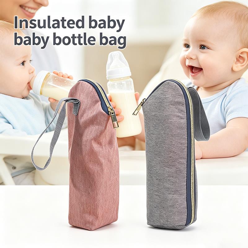Baby Food Warmer - กระเป๋าใส่ขวดนมแบบพกพา, กระเป๋าใส่ขวดนมแบบมีซิป, กระเป๋าใส่ขวดนมแบบฟอยล์อะลูมิเนียมสำหรับทารกแรกเกิด
