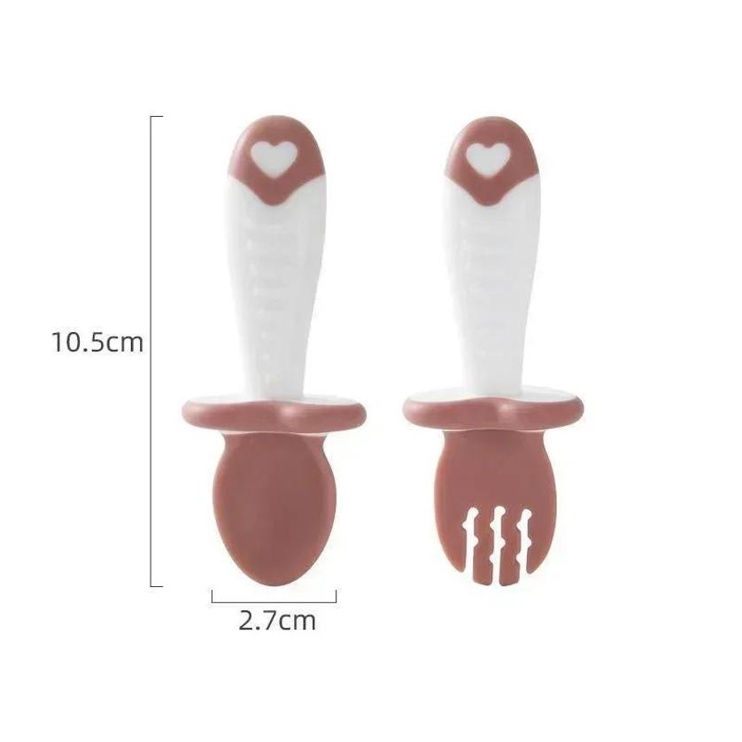 ช้อนเด็ก ช้อนส้อมซิลิโคน ชุดอา - Baby Food Utensil บทวิจารณ์และราคา