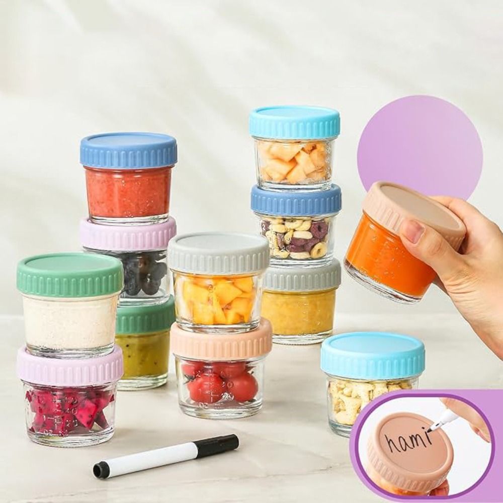 ขวดแก้วเมสัน 6 ชิ้น สำหรับใส่อ - Baby Food Glass บทวิจารณ์และราคา