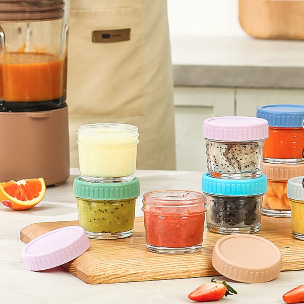 ขวดแก้วเมสัน 6 ชิ้น สำหรับใส่อ - Baby Food Glass บทวิจารณ์และราคา