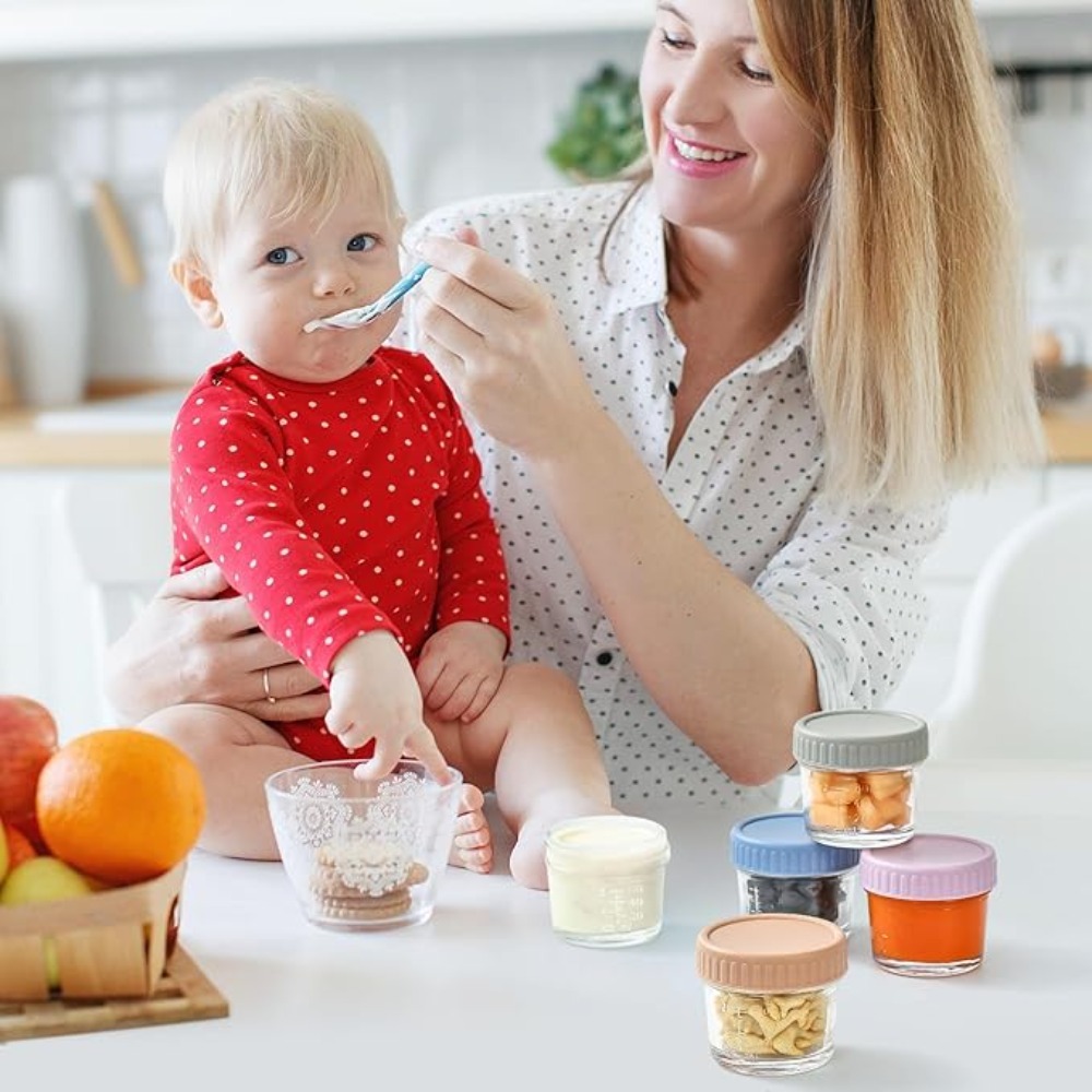ขวดแก้วเมสัน 6 ชิ้น สำหรับใส่อ - Baby Food Glass บทวิจารณ์และราคา
