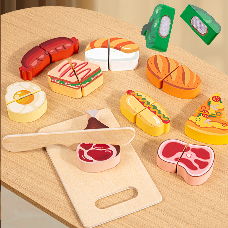ไม้แกล้งเล่นจําลองอาหารผักผลไม - Baby Food Cooking Set บทวิจารณ์และราคา