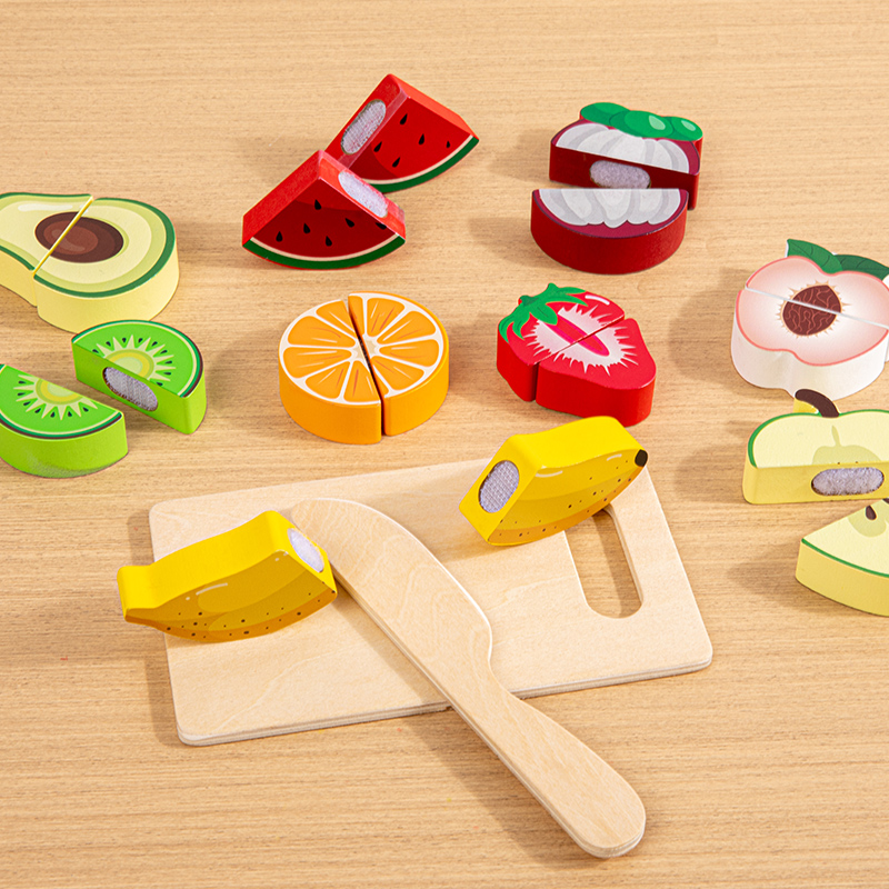 ไม้แกล้งเล่นจําลองอาหารผักผลไม - Baby Food Cooking Set บทวิจารณ์และราคา