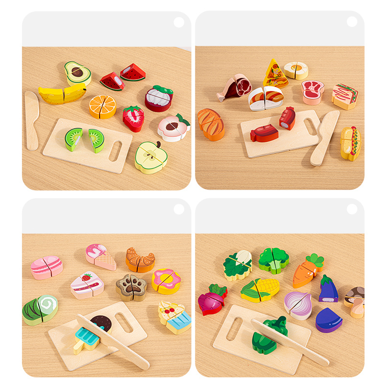ไม้แกล้งเล่นจําลองอาหารผักผลไม - Baby Food Cooking Set บทวิจารณ์และราคา