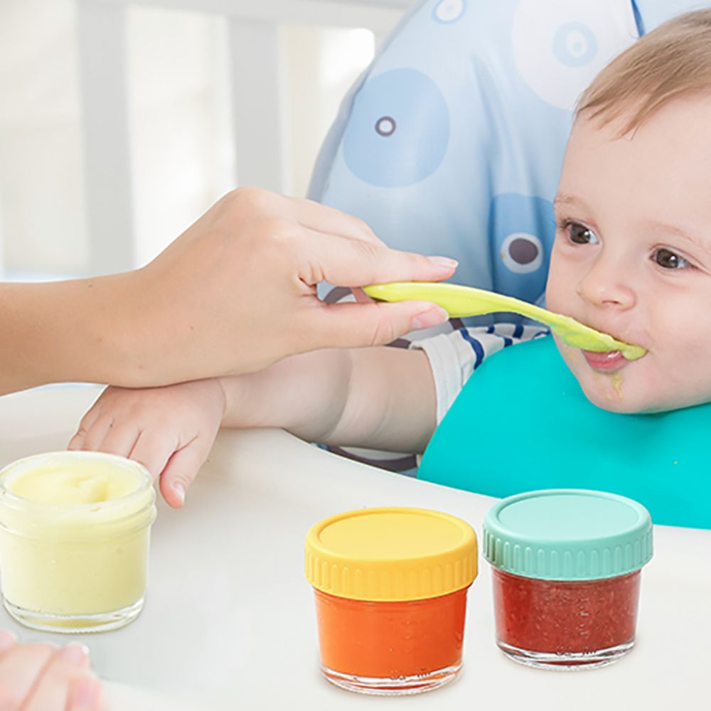 ขวดแก้วใส่อาหารเด็กแบบใช้ซ้ำได - Baby Food Glass บทวิจารณ์และราคา