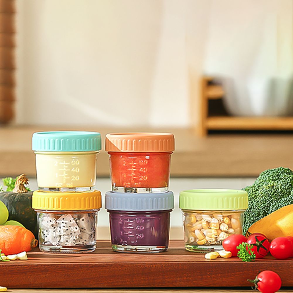 ขวดแก้วใส่อาหารเด็กแบบใช้ซ้ำได - Baby Food Glass บทวิจารณ์และราคา