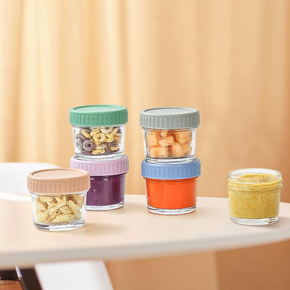 ขวดแก้วใส่อาหารเด็กแบบใช้ซ้ำได - Baby Food Glass บทวิจารณ์และราคา