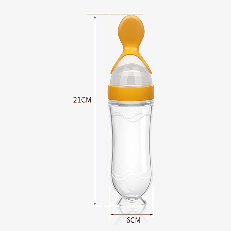 บีบขวดนมซิลิโคนทารกแรกเกิดการฝ - Baby Food Utensil บทวิจารณ์และราคา