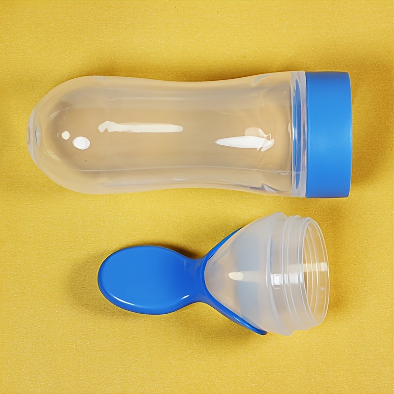 ขวดนมซิลิโคนพร้อมช้อนสำหรับเด็ - Baby Food Utensil บทวิจารณ์และราคา