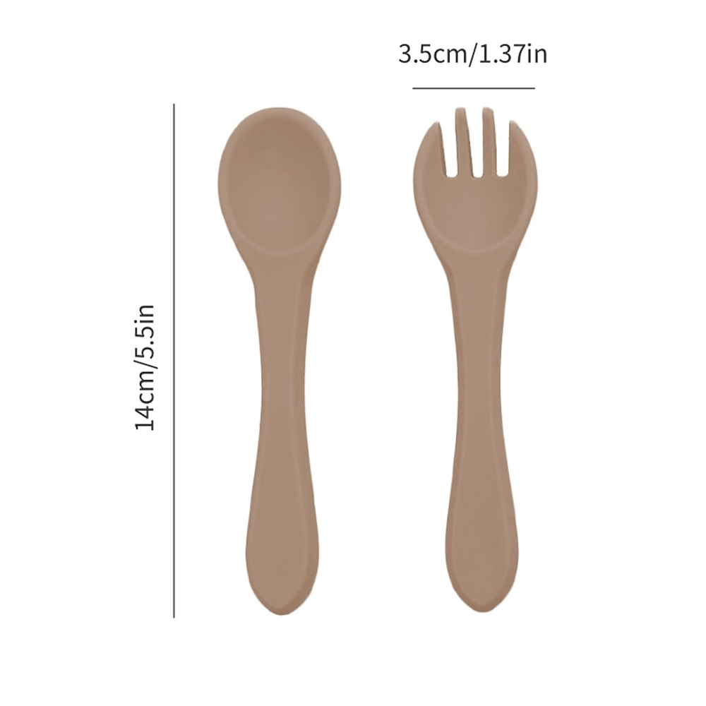 ชื่อสินค้าแบบกำหนดเอง ชุดช้อนแ - Baby Food Utensil บทวิจารณ์และราคา
