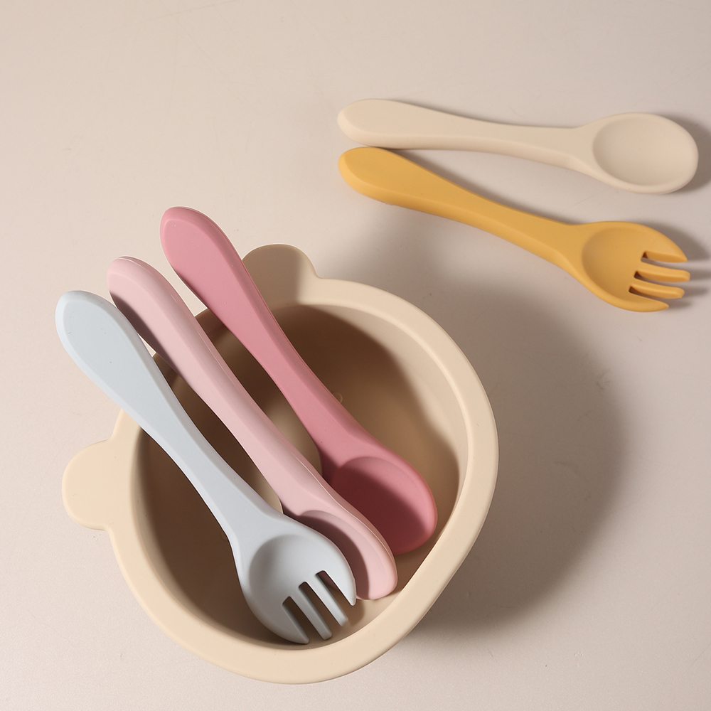 ชื่อสินค้าแบบกำหนดเอง ชุดช้อนแ - Baby Food Utensil บทวิจารณ์และราคา