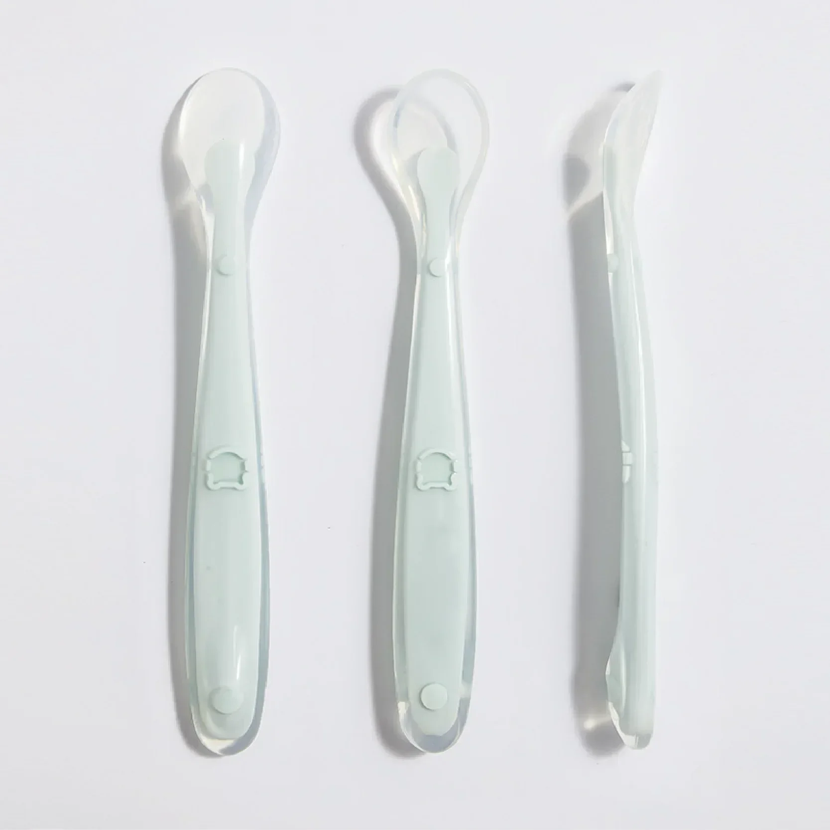 ช้อนเด็กซิลิโคนอ่อนนุ่มเด็กวัย - Baby Food Utensil บทวิจารณ์และราคา