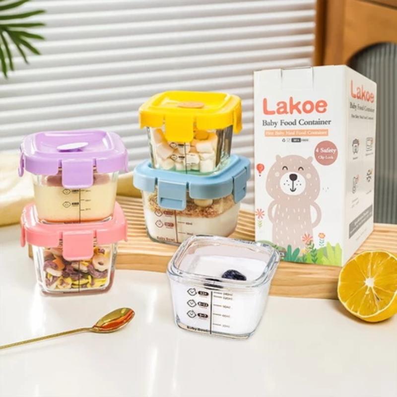 และกล่องเก็บอาหารทนความร้อนสป็ - Baby Food Glass บทวิจารณ์และราคา