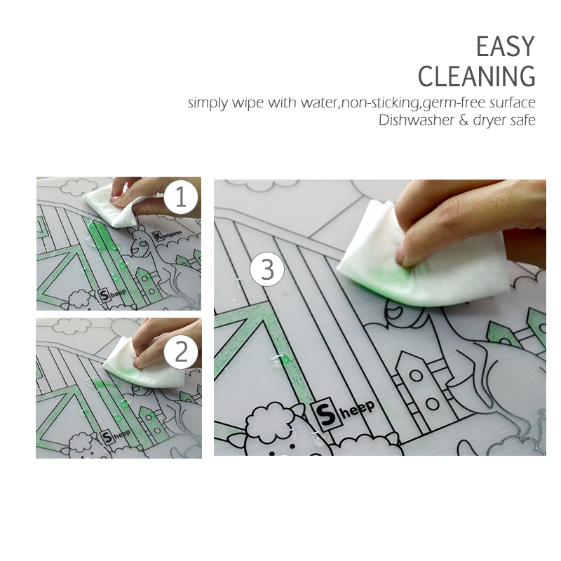 ซิลิโคนเด็ก Placemat 1Pc เด็กอ - Baby Food Utensil บทวิจารณ์และราคา