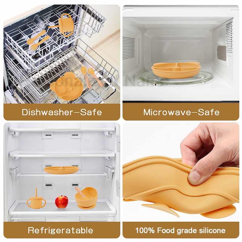 ชุดให้อาหารซิลิโคนสําหรับทารก  - Baby Food Utensil บทวิจารณ์และราคา